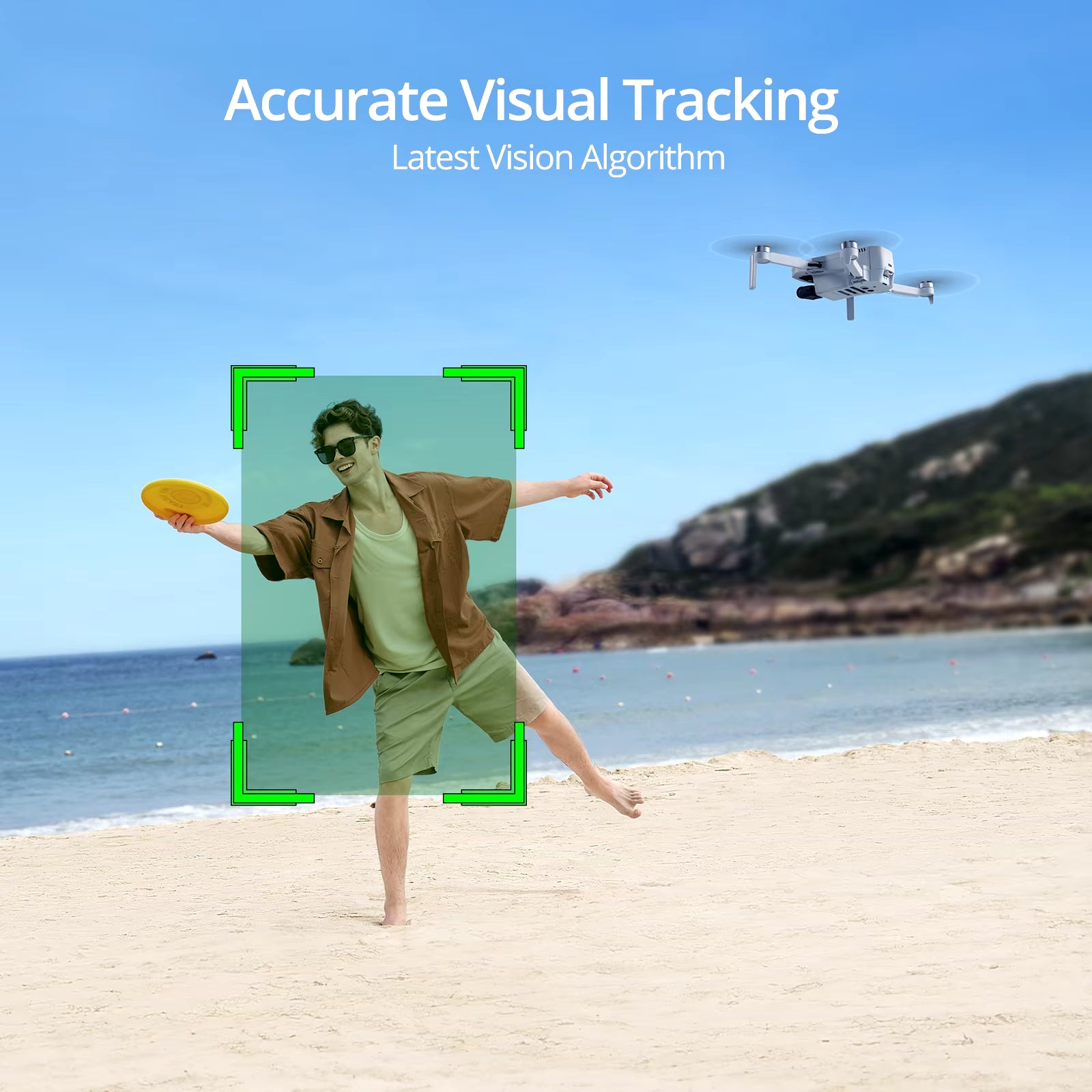 C0 4K GPS Professional Drone Max 6-KM, 3-Axis Gimbal, Visual Tracking, Quickshot, under 249G, Return to Home-Atom
